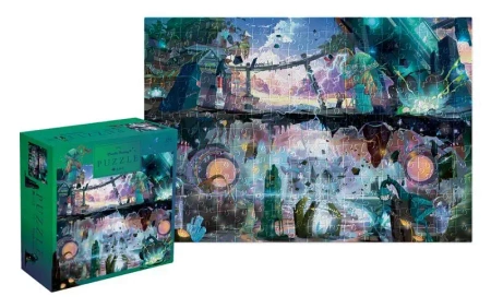 Puzzle 500 elementów. Metallic Fantasy. Tajemnicze miasto