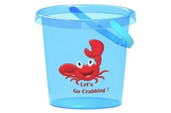 Wiaderko do piasku transparentne 20cm - Artyk