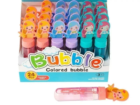 Pałeczka do baniek mydlanych syrenka 14cm (24szt) - ADAR