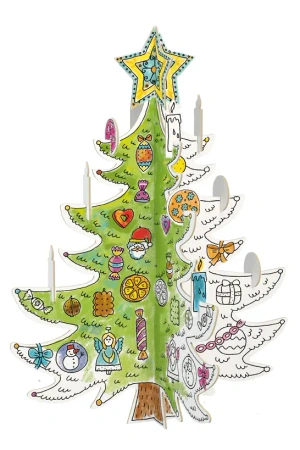 Kolorowanka XL 3D. Choinka - Monumi
