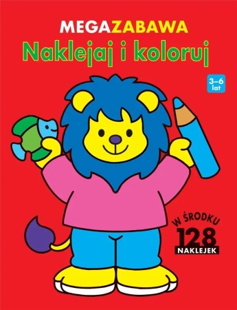 Megazabawa. Naklejaj i koloruj - praca zbiorowa