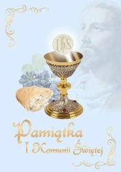 Pamiątka I Komunii Świętej niebieska - praca zbiorowa