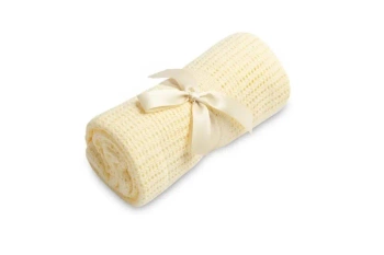 Kocyk ażurowy Moli natural - Sensillo