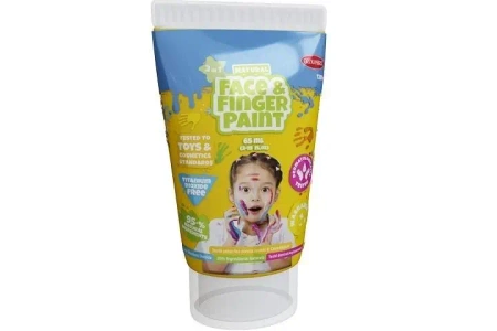 Farba dla malowania palcami żółta 65ml - Boti