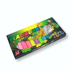 Plastelina 12 kolorów fluo - Penword