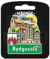Magnes I love Poland Bydgoszcz ILP-MAG-C-BYD-14 - Pan Dragon