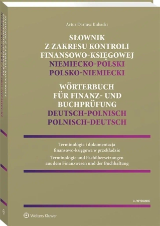 Słownik z zakresu kontroli finansowo-księgowej - Artur Kubacki