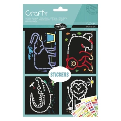 Zestaw kreatywny Crafty Dzikie zwierzęta - AVENUE MANDARINE