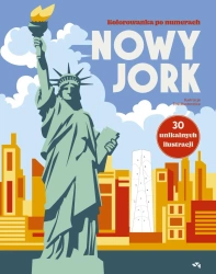Nowy Jork. Kolorowanka po numerach - Zoe illustratrice