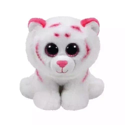 TY Beanie Babies. Różowo-biały tygrys Tabor, 15 cm