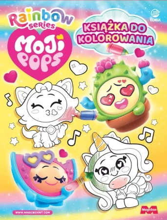 MojiPops Rainbow. Książka do kolorowania - praca zbiorowa