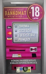 Karnet Urodziny 18 damskie - YEKU