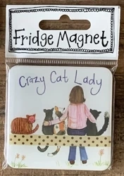 Magnes FM219 Crazy Cat Lady Kociara - Alex Clark