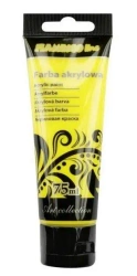 Farba akrylowa 75ml 004 żółta - Titanum