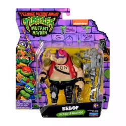 WOJOWNICZE ŻÓŁWIE NINJA Movie Mutant Mayhem Bebop podstawowa figurka akcji, figurka, 11 cm