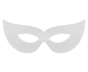 Maseczki papierowe srebrne 4szt - Godan