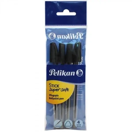 Długopis Stick Super Soft czarny - PELIKAN