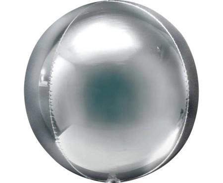 Balon foliowy kula srebrna 53x53cm - Amscan