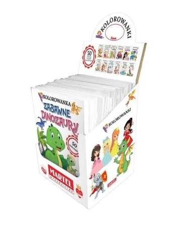 90 kolorowanek z naklejkami MIX - praca zbiorowa