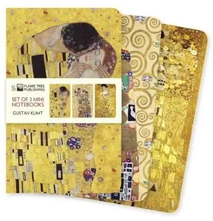 Zestaw 3 notatników Gustav Klimt Postacie - Flame Tree