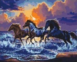 Diamentowa mozaika Galop koni NO-1009415 - Norimpex