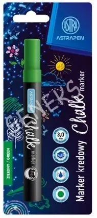Marker kredowy okrągły Astrapen zielony - ASTRA art-pap