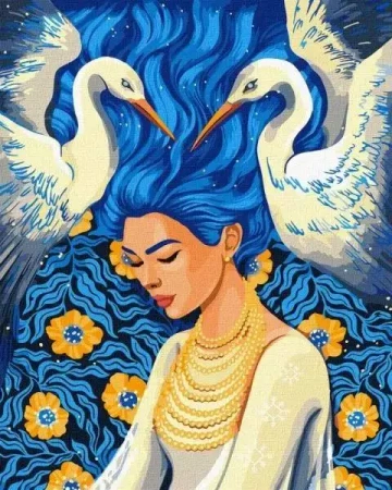 Malowanie po numerach 40x50cm Czekając na spotkanie