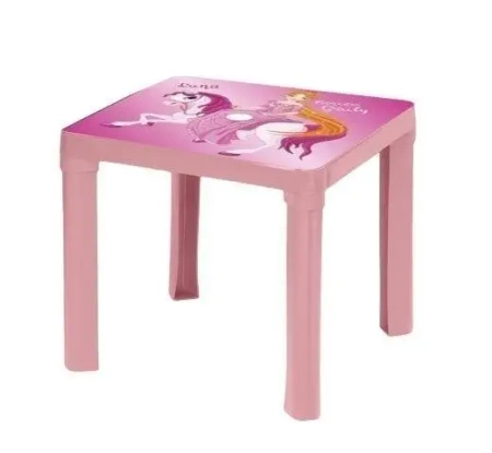 Stolik plastikowy pastel różowy - 3toysm