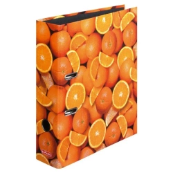 Segregator A4 8cm Pomarańcze max. file - HERLITZ
