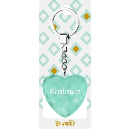 Berlok prezentowy z napisem Królowa - Be-Happy Gifts