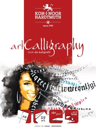 Blok do kaligrafii artcalligraphy A4 25K 140G. - Koh-I-Noor