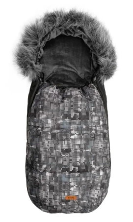 Śpiworek Olaf grafitowy kropki 100x45cm - Sensillo