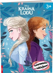 Disney Kraina Lodu. Kolorowanka z naklejkami - praca zbiorowa