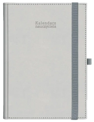 Kalendarz naucz. 2025/26 A5 Nebraska gumka srebrny - Wokół Nas