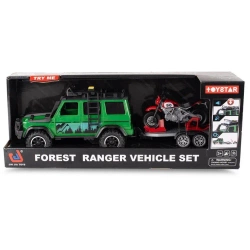 Samochód terenowy z motocyklem - Lena