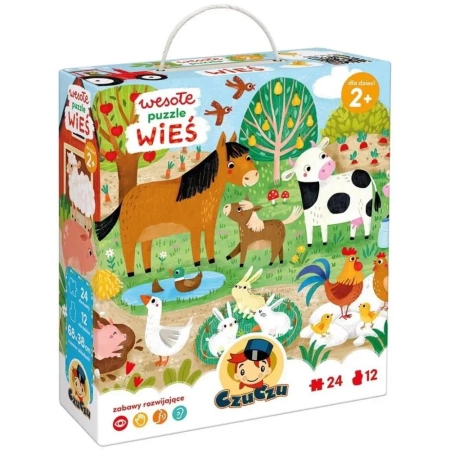 CzuCzu Wesołe puzzle Wieś 2+ - Opracowanie zbiorowe