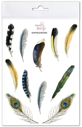 Naprasowanki Pióra - Mama Maluje