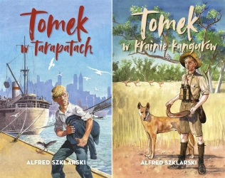 SZKLARSKI Komplet x 10 TOMEK WILMOWSKI Kangurów Wyprawa Czarnym op. TWARDA - Alfred Szklarski