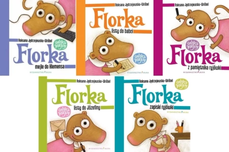 FLORKA Listy Zapiski Ryjówki KOMPLET ZESTAW PAKIET 1 2 3 4 5 Jędrzejewska - Roksana Jędrzejewska-Wróbel