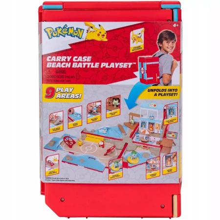 POKEMON Plecak Beach Battle, figurki