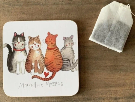 Podkładka pod kubek C73 4 koty - Alex Clark