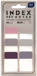 Zakładki indeksujące Pet nude 38x25mm 66szt - INTERDRUK