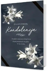 Karnet B6 Kondolencje - Pan Dragon