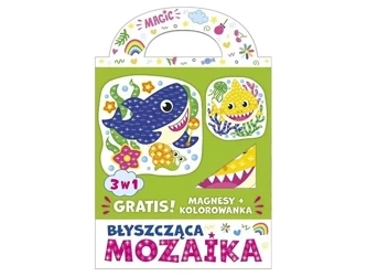 Błyszcząca mozaika 3w1 - Kolorowe rekiny - Ranok-Creative