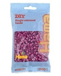 Hama Midi Koraliki w woreczku 1000 fuksja