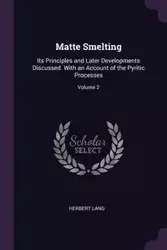 Matte Smelting - Lang Herbert