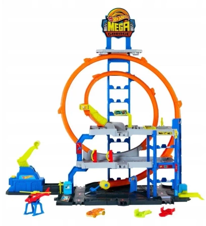 Hot Wheels City Mega Garaż Gigapętla - Mattel