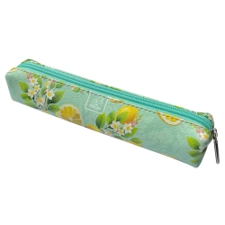 Piórnik mini prostokąt Cytrusowe Kwiaty - EV-Corp
