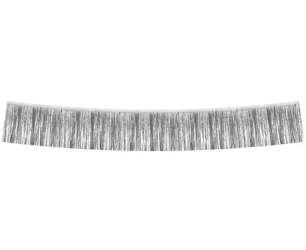 Girlanda dekoracyjna metaliczna srebrna 30x300cm - Godan