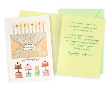 Karnet B6 Urodziny - Kukartka